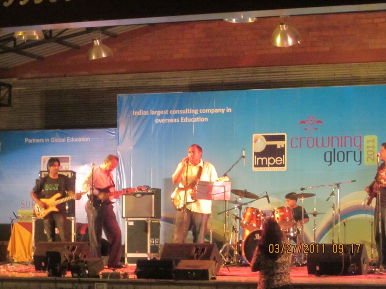 Impel in 2011–2012 — Crowning Glory 2011 — India's largest overseas education consulting brand on stage, just as the industry walked into a recession.